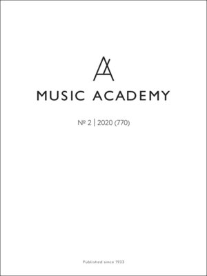 cover image of Журнал «Музыкальная академия» №2 (770) 2020